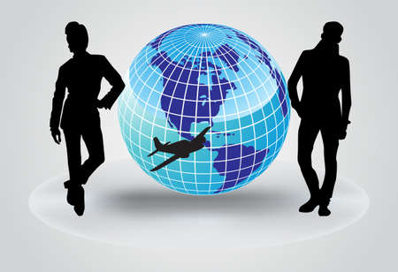 Business backgroundのイラスト素材