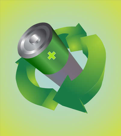 recycle conceptのイラスト素材