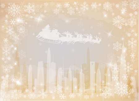Christmas background, vector illustrationのイラスト素材