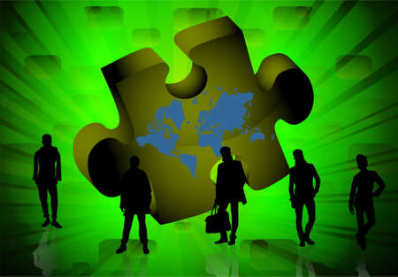 Business people, vector illustrationのイラスト素材