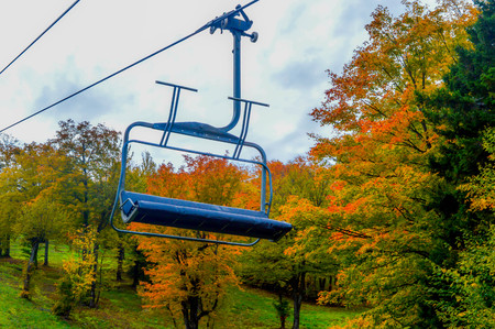 mountain elevator Suttonの写真素材