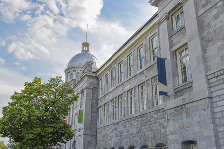 Bonsecours Market in Old Montreal, Quebec, Canada. It is the main public market in Montreal.のeditorial素材