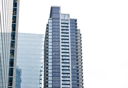 Toronto, Canada - November 16, 2016:Condominium Construction. Toronto's boom has helped lead to development of more highrise buildings than any other city in North America.のeditorial素材