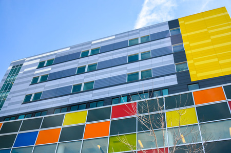 Montreal, Canada - April 9, 2017: Montreal Children Hospitalのeditorial素材