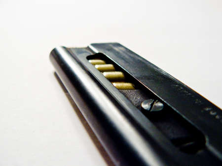 Clip for a handgunの写真素材