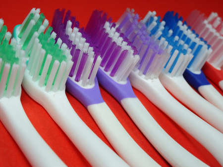 Colourful toothbrush