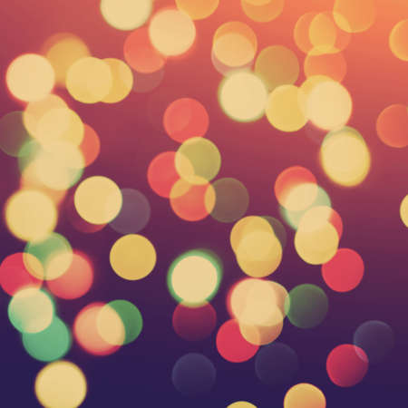 multicolored blurred christmas lights. colorful background bokeh. vintage greeting card