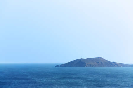 scenic sea island. seaside background. marine natureの写真素材