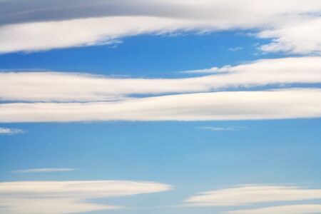 beautiful blue sky with clouds. nature backgroundの写真素材