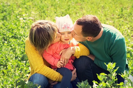 portrait of a familyの写真素材
