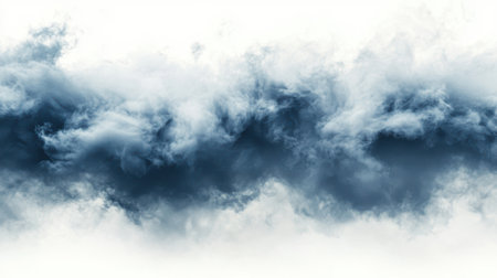 Blue sky with white clouds. Abstract background and texture for design.の素材