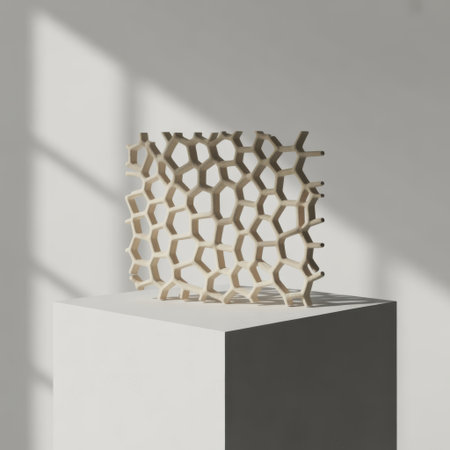 Minimalistic abstract background, primitive geometrical figures, 3D renderの素材