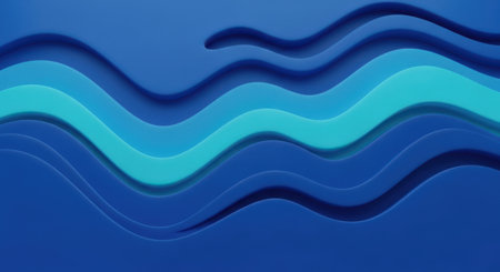 3D abstract paper art style, design layout for business presentations, flyers, posters, printsration, cards, brochure cover.の素材