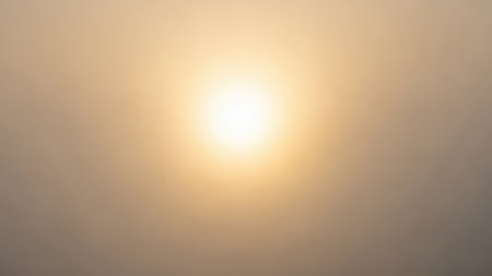 sunset on the beach in the morning, soft focus and blurの素材