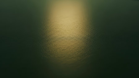 Abstract dark green background with lights and shadows. Close-up.の素材