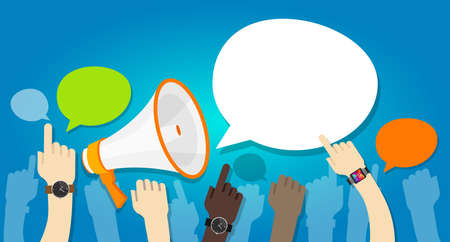 protest anger angry popup message demonstration pop-upのイラスト素材