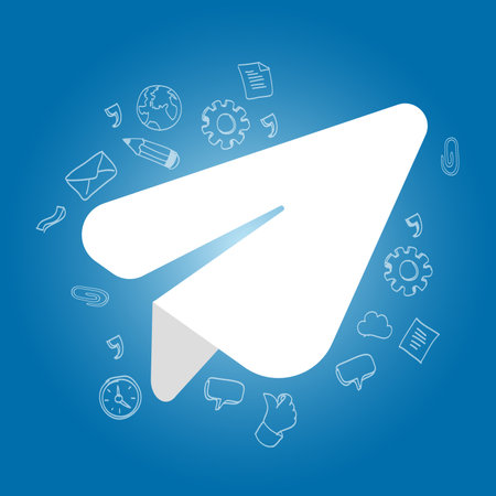 Paper plane icon of email sending illustration fly letterのイラスト素材
