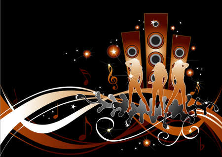 dancingのイラスト素材