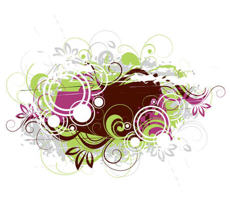 Vegetative abstractionのイラスト素材