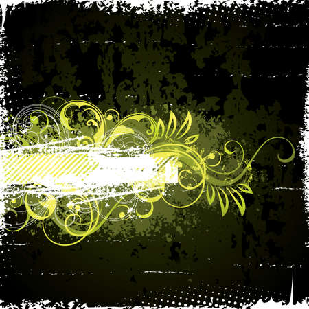 Decorative vegetative compositionのイラスト素材