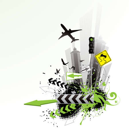 Abstract cityのイラスト素材