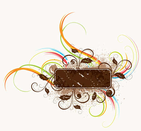 Floral designのイラスト素材