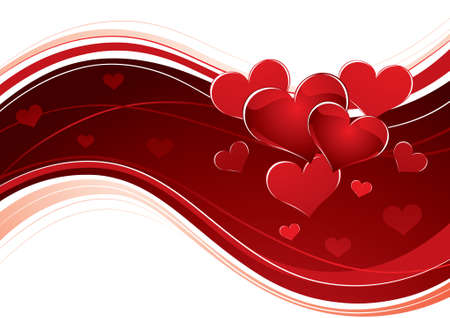 Background with heartsのイラスト素材
