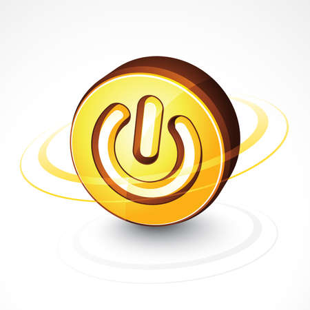  Power button のイラスト素材