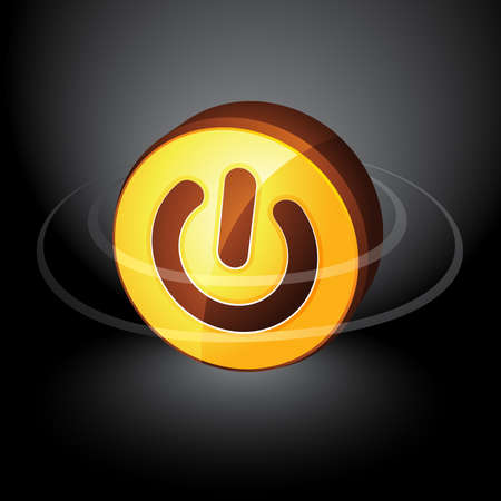  Power button のイラスト素材