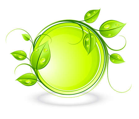 Green compositionのイラスト素材