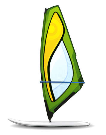 Windsurfingのイラスト素材