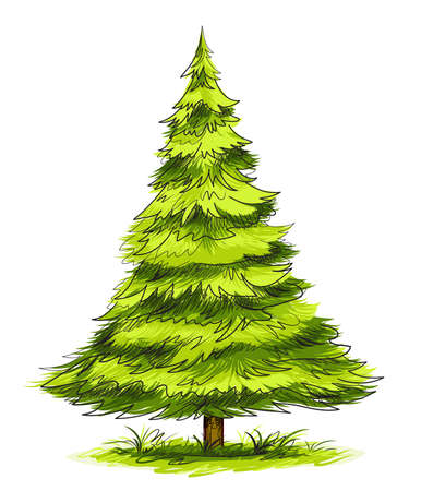  tree illustrationのイラスト素材