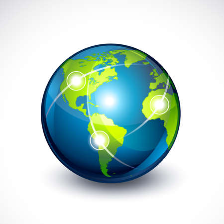 World globeのイラスト素材