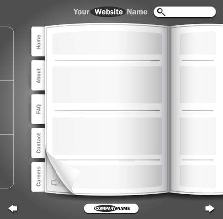 Website design. Vector illustration.のイラスト素材