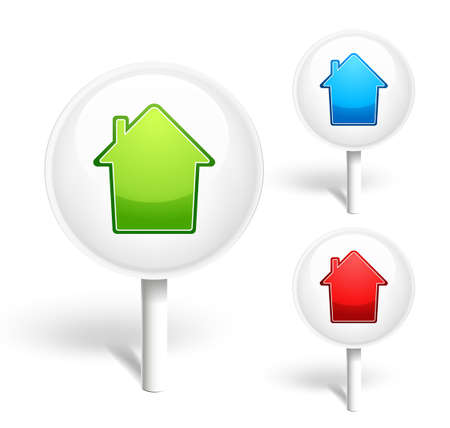 Home icon. のイラスト素材