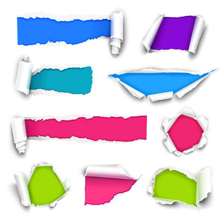 Collection of color paper. Collection of color paper.