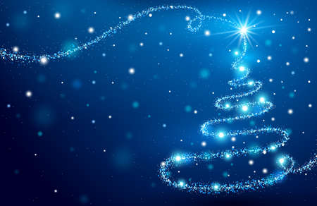 The Magic Christmas Treeのイラスト素材
