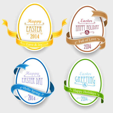Easter emblemsのイラスト素材