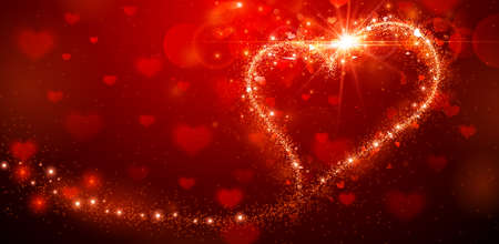 Abstract background for Valentine\'s Day. Vector illustrationのイラスト素材