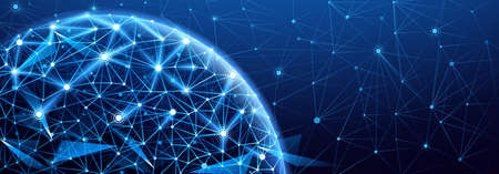 Global network connection. World map point, international meaningのイラスト素材