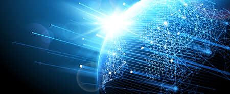 Digital network. Vectorのイラスト素材