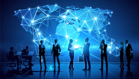 Business People Teamwork. Vectorのイラスト素材