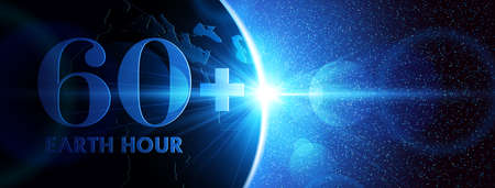 Earth Hour. Vectorのイラスト素材