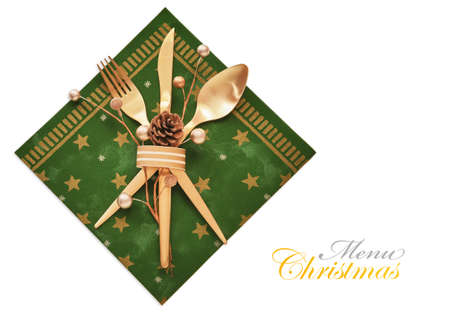 Christmas menu conceptの写真素材