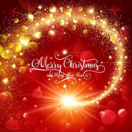 Red christmas sparkling background designのイラスト素材