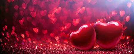 Valentines Day backgroundの写真素材