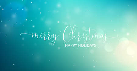 Merry Christmas Greeting Text.のイラスト素材