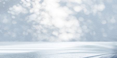 Natural background with beautiful diffused light and shadowsの写真素材