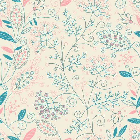Beautiful floral seamless pattern. のイラスト素材