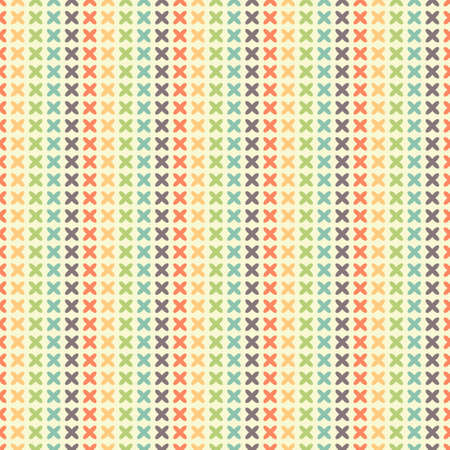 Seamless striped pattern of quatrefoils  Vector illustration のイラスト素材